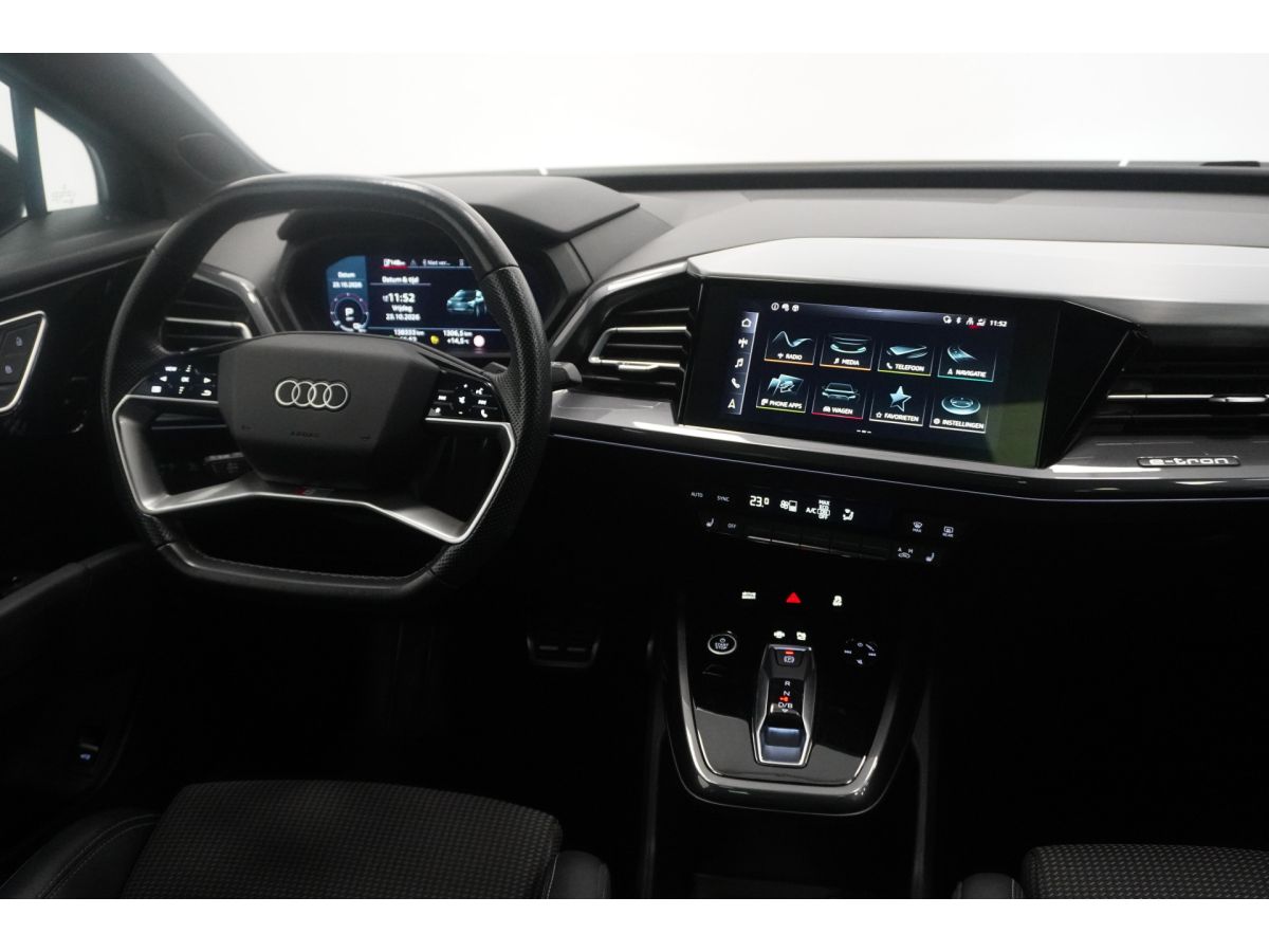 Audi Q4 e-tron 40 Launch edition Advanced S-Line 77 kWh 3 fasen Audi Q4 e-tron 40 Launch edition Advanced S-Line 77 kWh 3 fasen